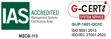 GIJP-1601-QC/IC (ISO 9001:2015, ISO/IEC 27001:2022)